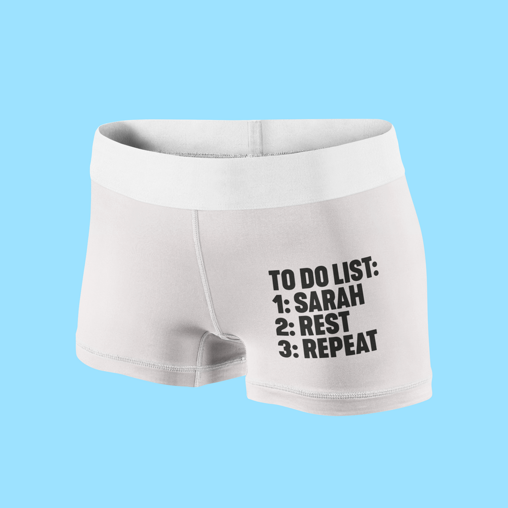 Personalised To Do List Boxer Shorts #1 image